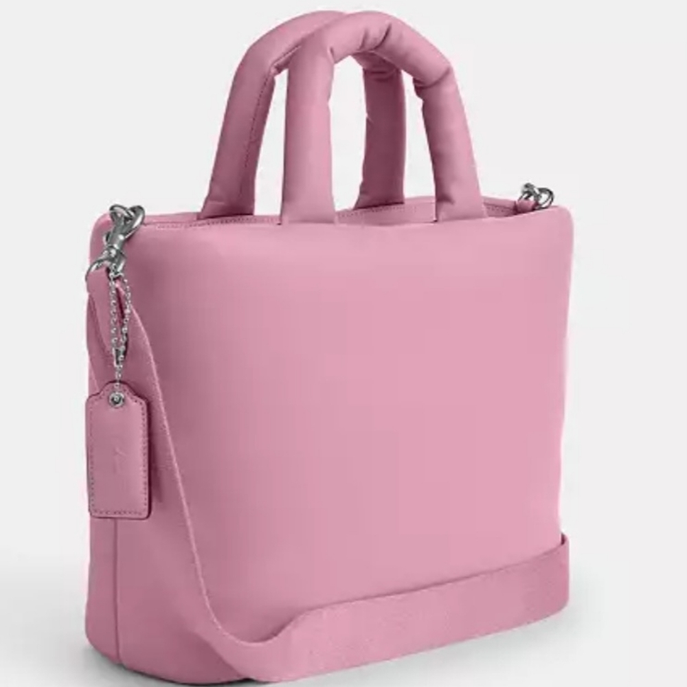 New Coach Pillow Tote (Pink Tulip Color) ๐ธ NWT ๐ธ - Picture 3 of 15